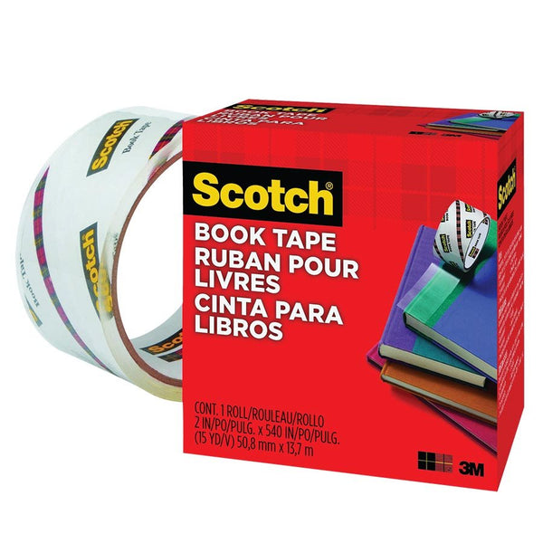 3M Scotch Transparent Book Tape (MMM845-48)