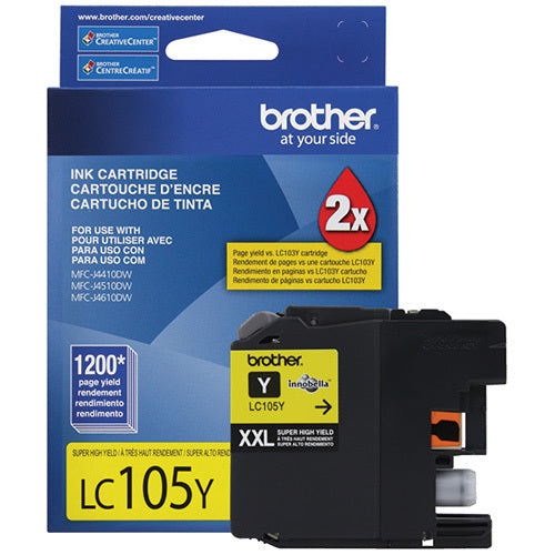 Brother Innobella LC105YS Original Ink Cartridge - Yellow (BRTLC105YS)