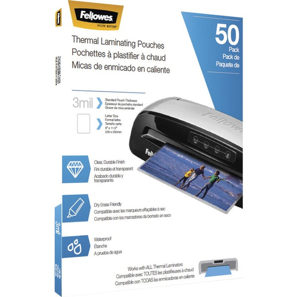 Buy Fellowes Self-Adhesive Business Card Size Laminating Pouches