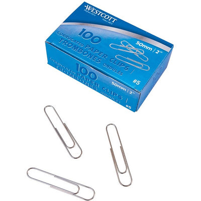 Westcott® Thumb Tacks - 0.50 (12.70 mm) Diameter - 100 / Box - Nickel  Plated